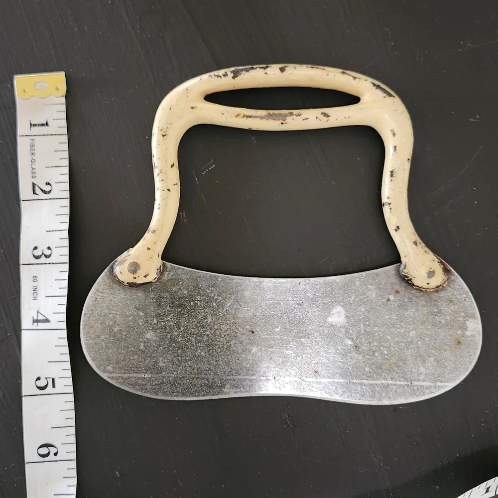 Vintage Voos Stainless Dough Cutter Handheld Chopper